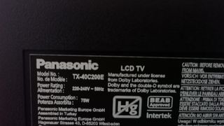 TV Panasonic 40 pulgadas 200 hz