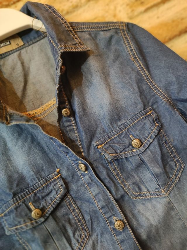 Camisa vaquera denim