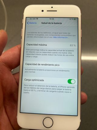 iPhone 7 blanco/rosa 32GB