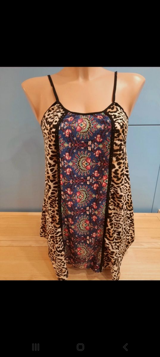 canotta da donna con decorazioni , taglia M/L