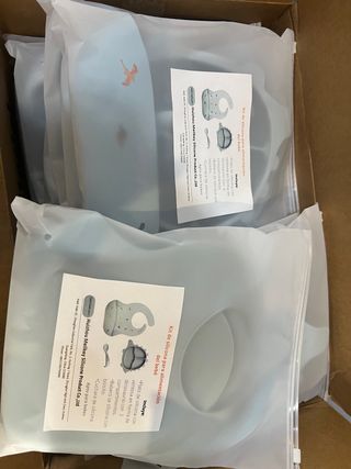 Kit de plato de silicona para alimentación bebe