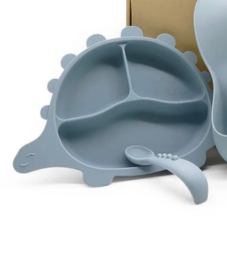 Kit de plato de silicona para alimentación bebe