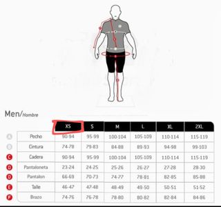 TALLA (XS). MAILLOT TÉRMICO TREK SEGADREDO 