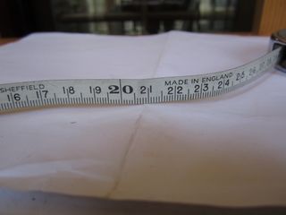 CINTA METRICA CHESTERMAN SHEFFIELD AÑOS 50-60