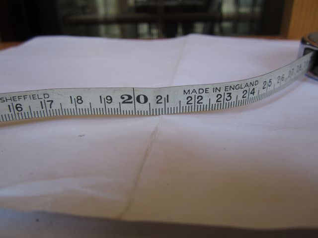 CINTA METRICA CHESTERMAN SHEFFIELD AÑOS 50-60