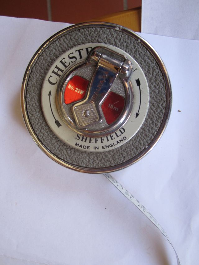 CINTA METRICA CHESTERMAN SHEFFIELD AÑOS 50-60
