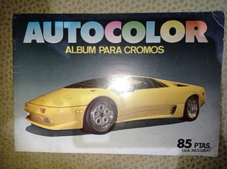 Oferta. Álbum cromos Autocolor vacío