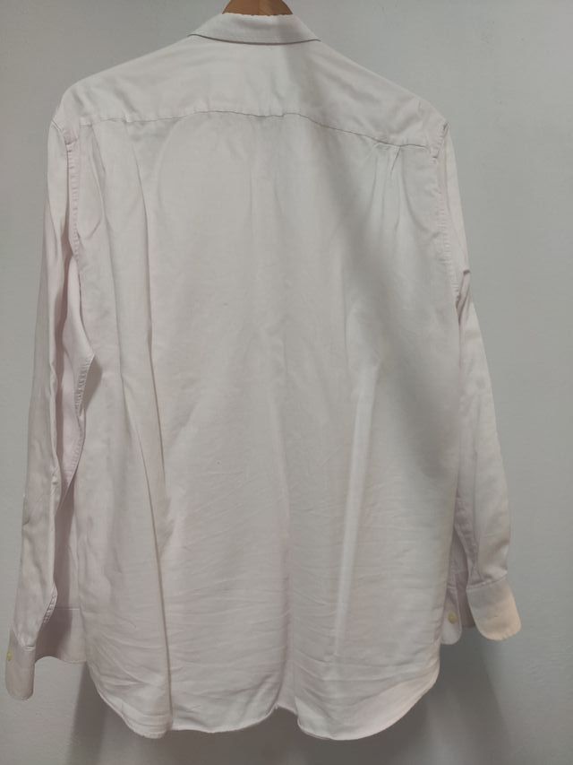 Camisa de hombre rosa claro