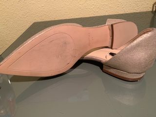 Zapatos dorados talla 39 a estrenar