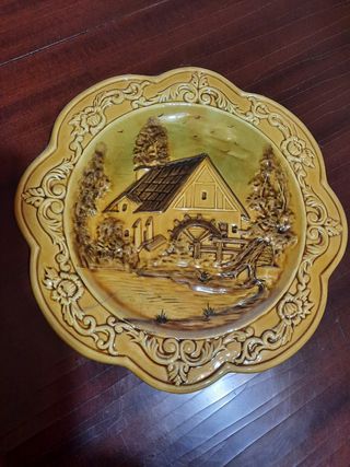 Plato de cerámica calada de manises