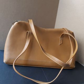Bolso de piel beig BO