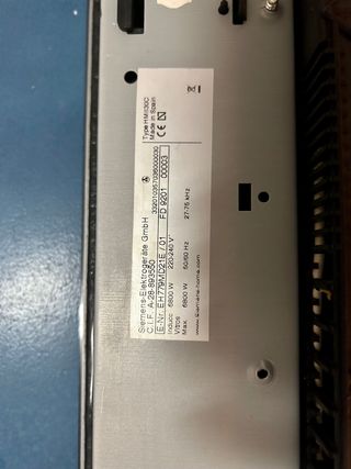 Placa Inducción Siemens