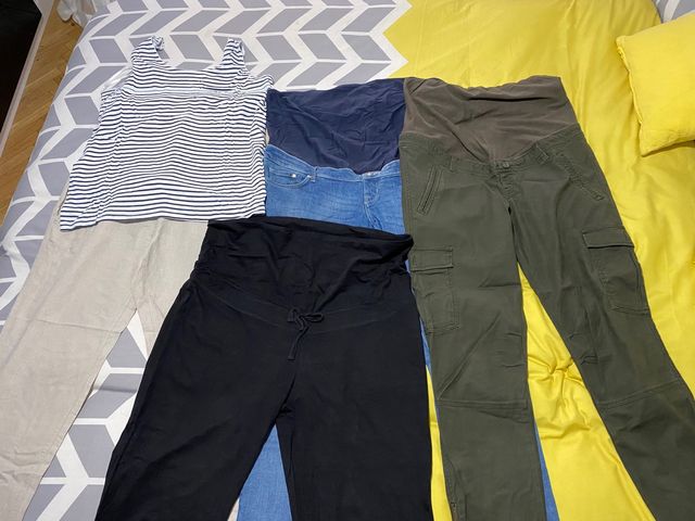 pantalones premamá talla 44