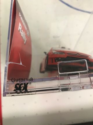 Scalextric citroen C4 Red white colour 
