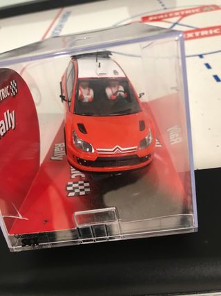 Scalextric citroen C4 Red white colour 