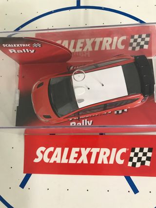 Scalextric citroen C4 Red white colour 