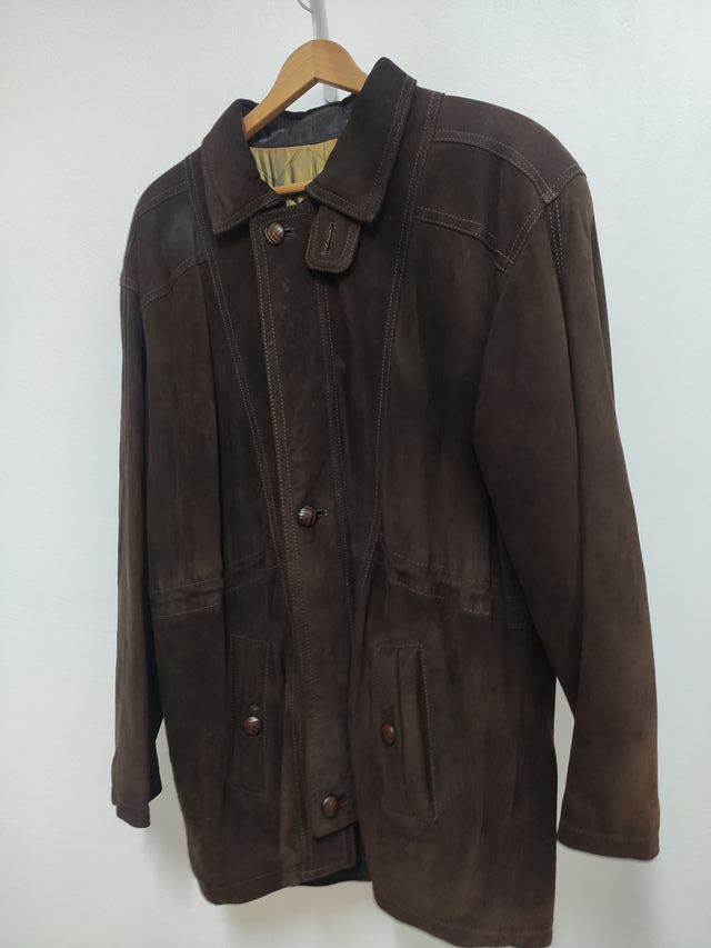 Chaquetón de Nobuck de hombre