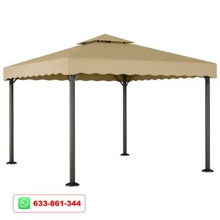Cenador de Aluminio 300x300cm VARIOS COLORES NUEVO
