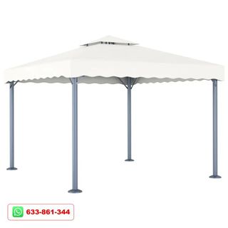 Cenador de Aluminio 300x300cm VARIOS COLORES NUEVO