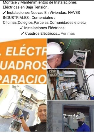 Electricista con Carnet Intalador