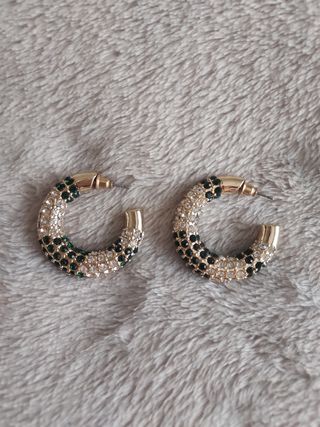 pendientes aro dorados Tintoretto