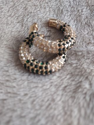 pendientes aro dorados Tintoretto