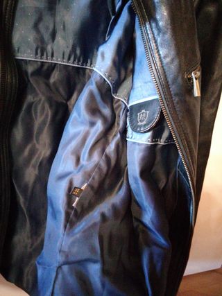 chaqueta cuero Massimo Dutti talla 42