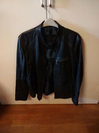 chaqueta cuero Massimo Dutti talla 42