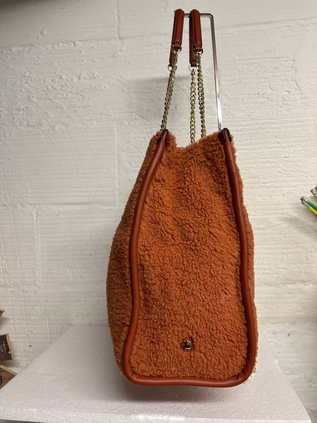 BOLSO SHOPPING TOUS BORREGUITO TEJA