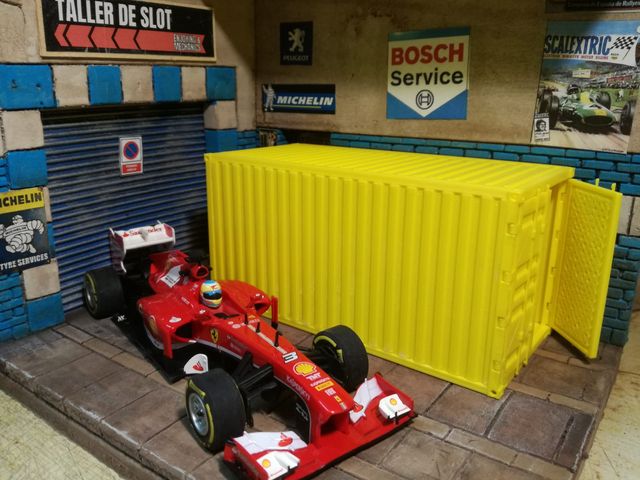 Contendores para decorado Scalextric Ninco Slot