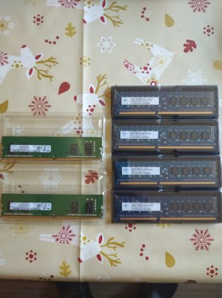 MEMORIA RAM 16GB DDR4 Y DDR3 