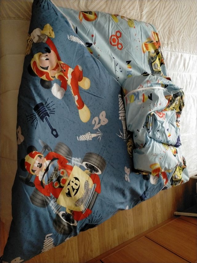 edredón ajustable cama 90cm