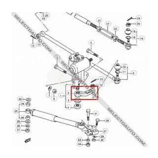 BRAZO PITMAN PARA VEHICULOS ELEVADO SUZUKI SAMURAI