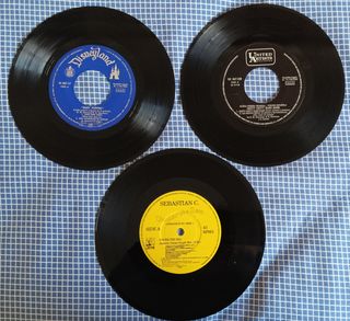 Lote 5 discos vinilo Walt Disney