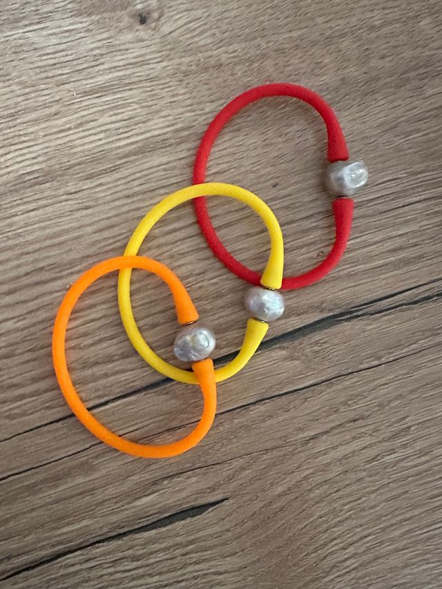 Pulseras perlas tahiti 14 mm