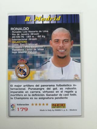 PACK CROMOS RONALDO 