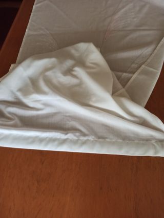 Tenda pannello bianco avorio con asta finale