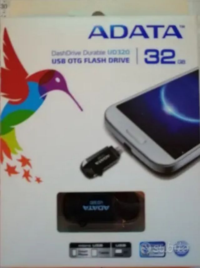 Adata Pendrive dual otg 32Gn