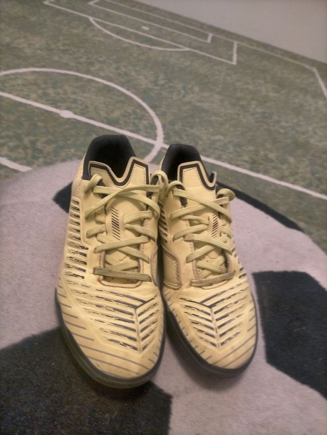 Botas bambas fútbol sala amarillas talla 36