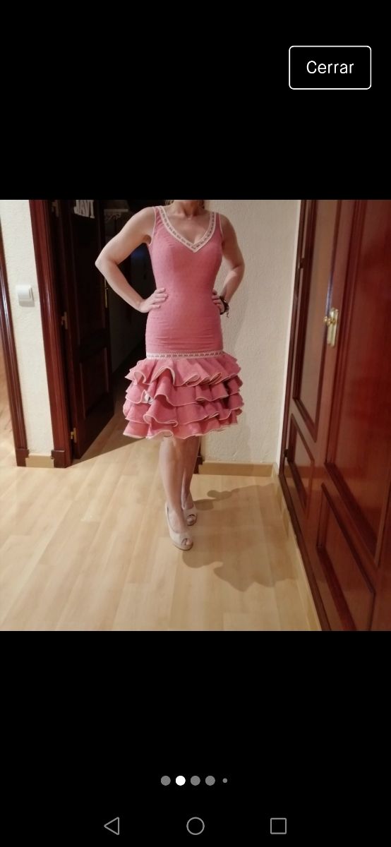 Traje corto de flamenca
