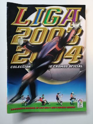 ALBUM LIGA ESTE 2003 2004 350 cromos 60%