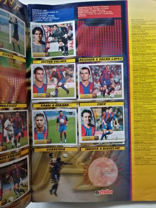 ALBUM LIGA ESTE 2003 2004 350 cromos 60%