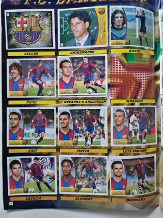 ALBUM LIGA ESTE 2003 2004 350 cromos 60%