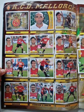 ALBUM LIGA ESTE 2003 2004 350 cromos 60%
