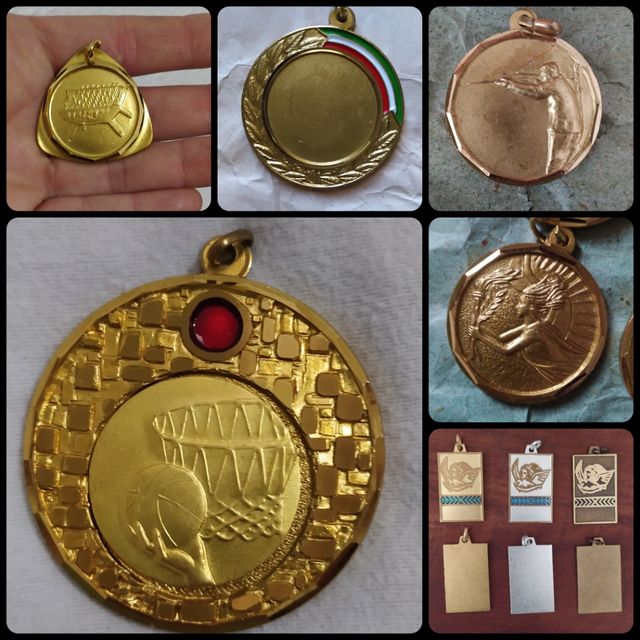 10 Medaglie sportive vintage