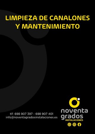 limpieza de canalones
