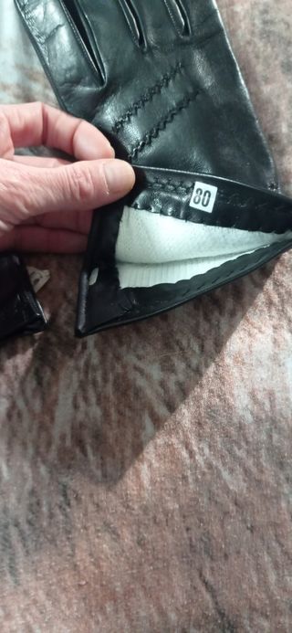 Guantes cuero talla 8