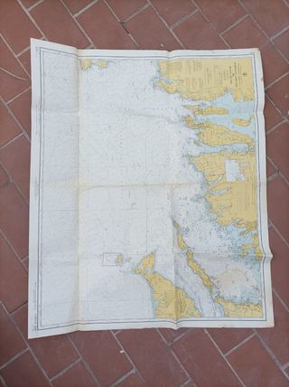 Carta de navegación antigua