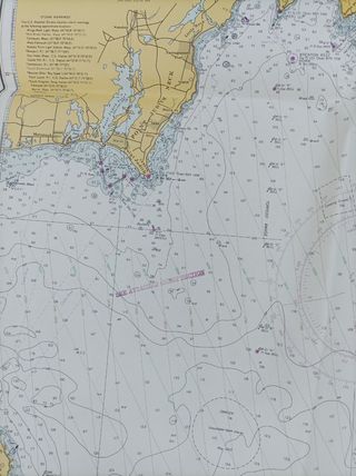 Carta de navegación antigua