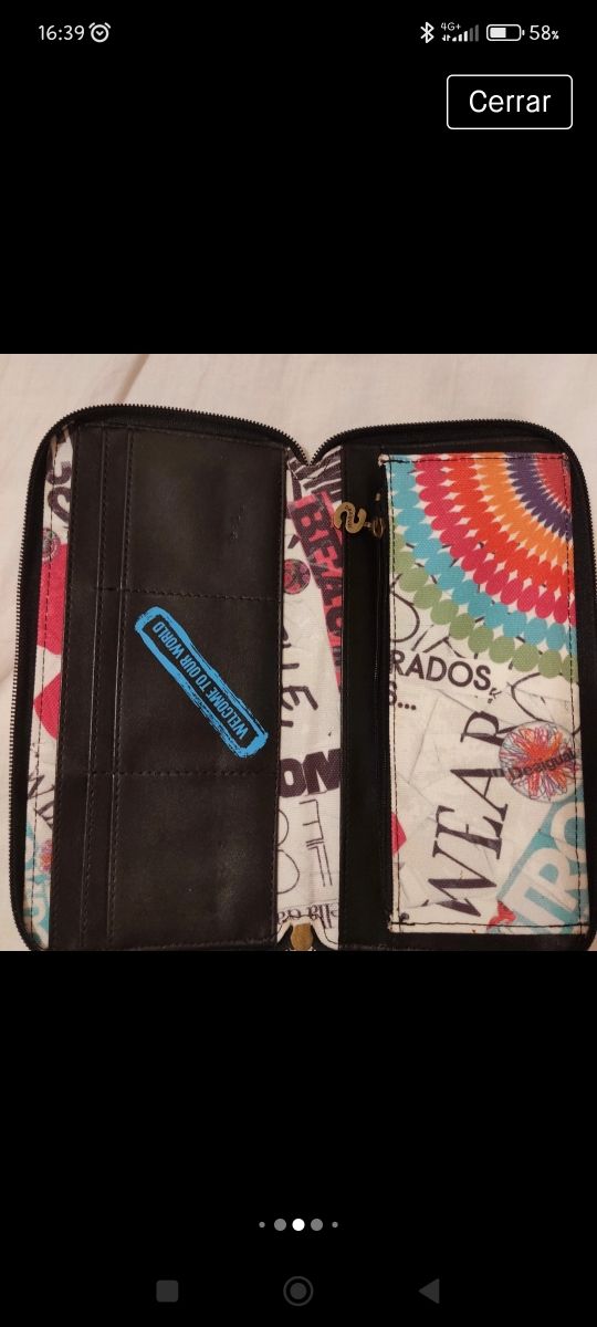 cartera Desigual viaje